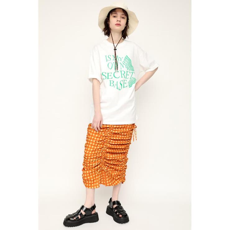 LOUD GINGAM CHECK スカート | SLY OUTLET | 詳細画像10 