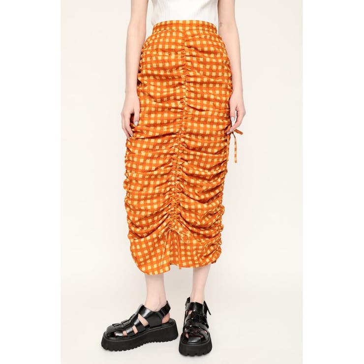 LOUD GINGAM CHECK スカート | SLY OUTLET | 詳細画像11 
