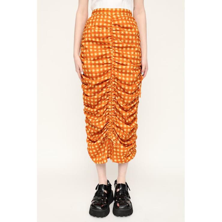 LOUD GINGAM CHECK スカート | SLY OUTLET | 詳細画像12 