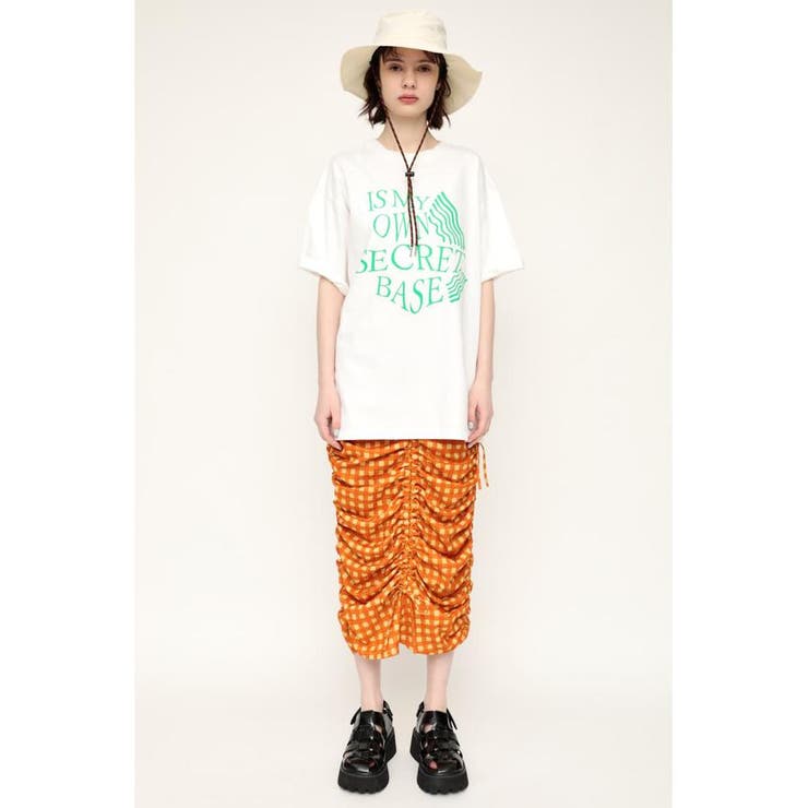 M/ORG7 | LOUD GINGAM CHECK スカート | SLY OUTLET