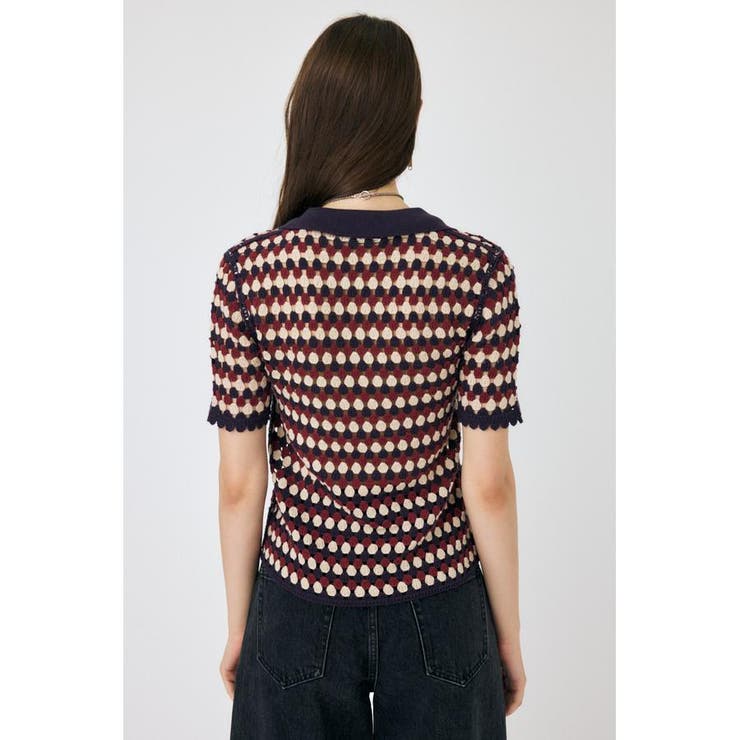 ADORABLE PATTERN ニットポロ | MOUSSY OUTLET | 詳細画像14 