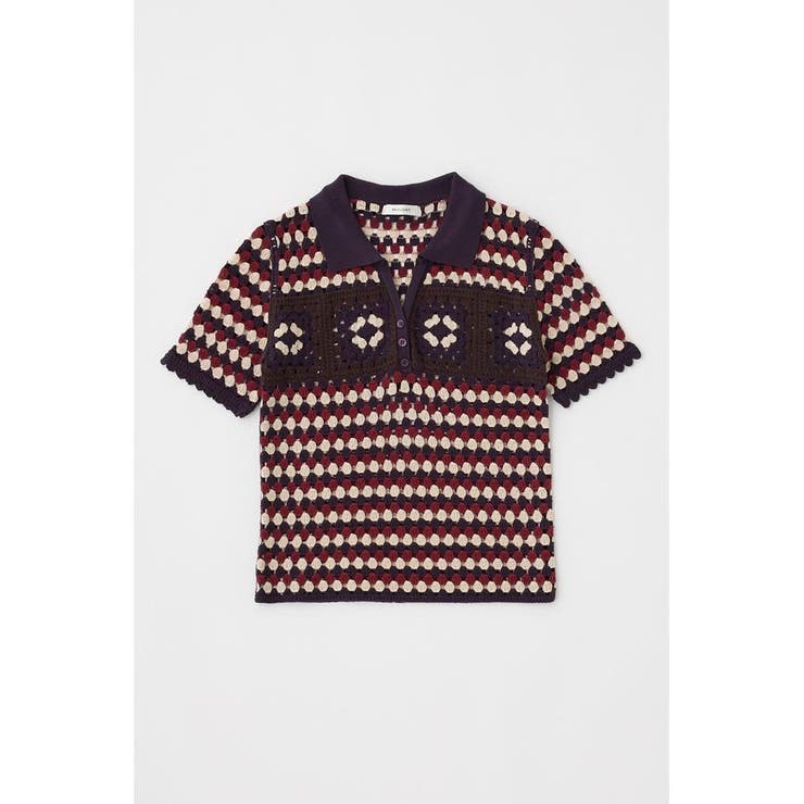 ADORABLE PATTERN ニットポロ | MOUSSY OUTLET | 詳細画像19 