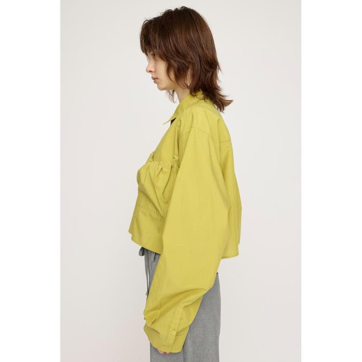 GATHER POCKET CROPPED シャツ | SLY OUTLET | 詳細画像6 