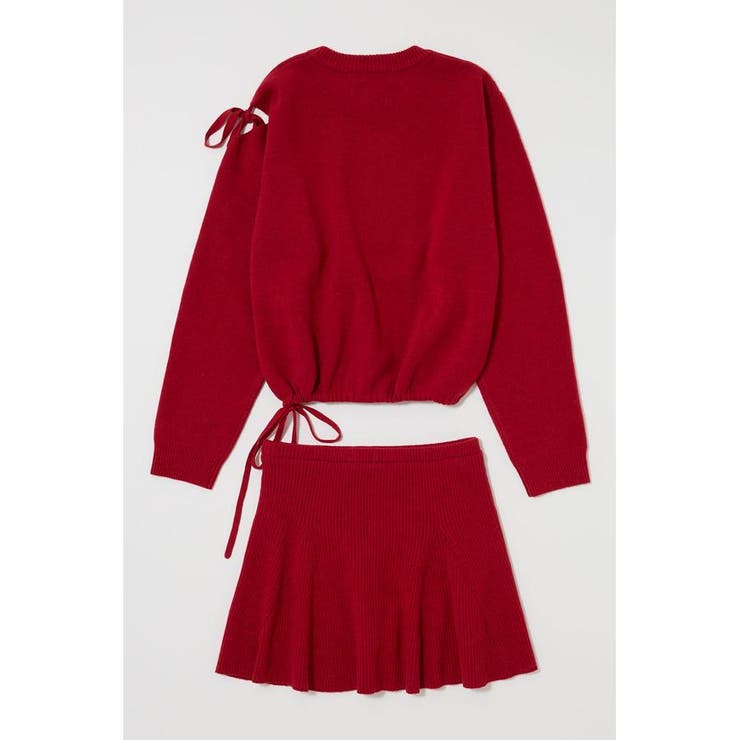 TIED RIBBON セーター & ミニスカート | MOUSSY OUTLET | 詳細画像15 