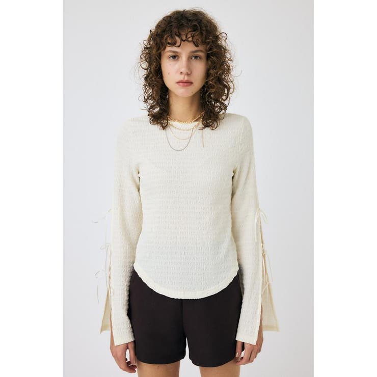 SLEEVE RIBBON トップス | MOUSSY OUTLET | 詳細画像5 