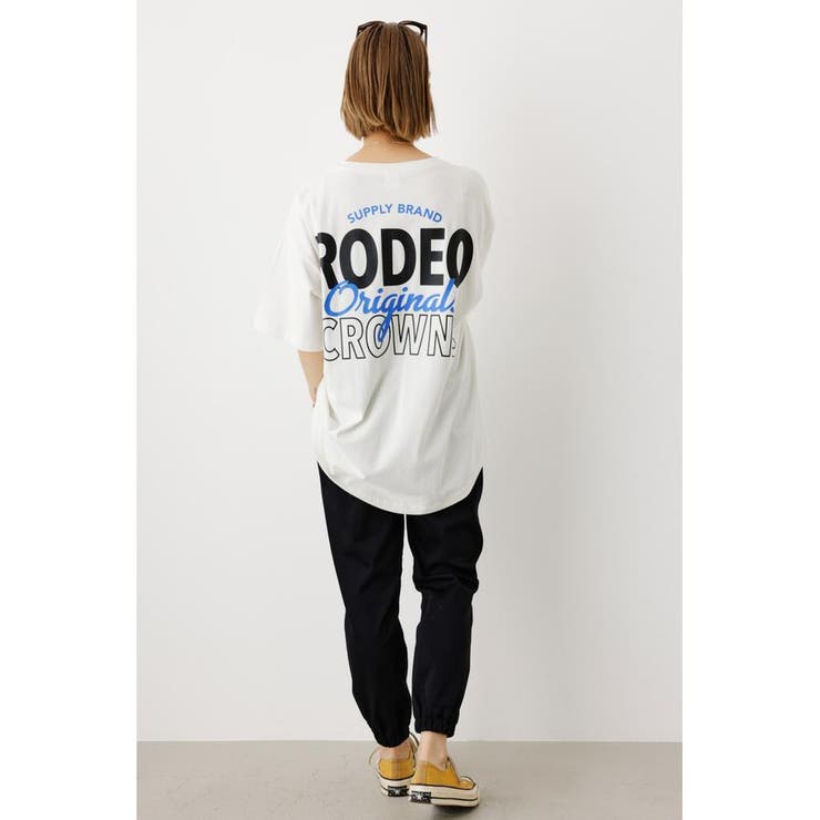 スクリプトカラーロゴTシャツ[品番：BJLW0026047]｜RODEO CROWNS WIDE