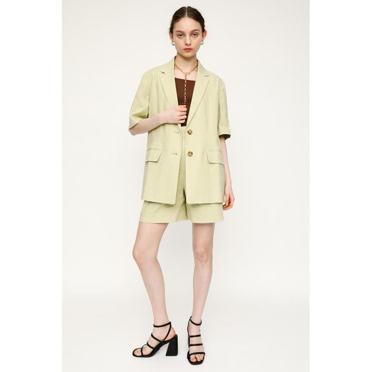 LINEN SHORT SLEEVE ジャケット | SLY OUTLET | 詳細画像8