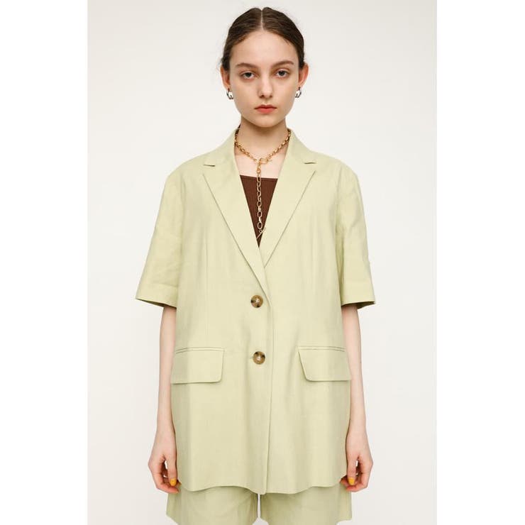 LINEN SHORT SLEEVE ジャケット | SLY OUTLET | 詳細画像10