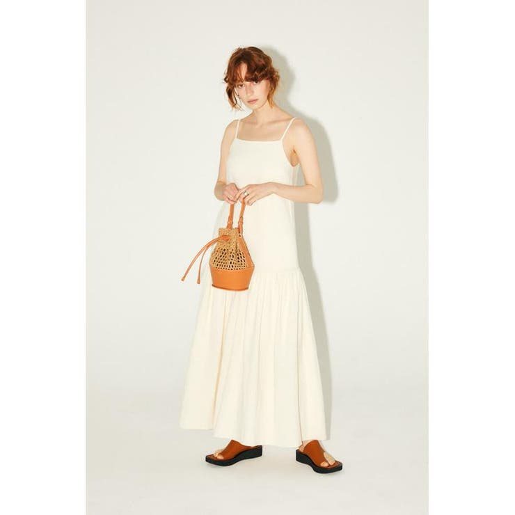 BOTTOM GATHER MAXI ドレス[品番：BJLW0019870]｜MOUSSY OUTLET 