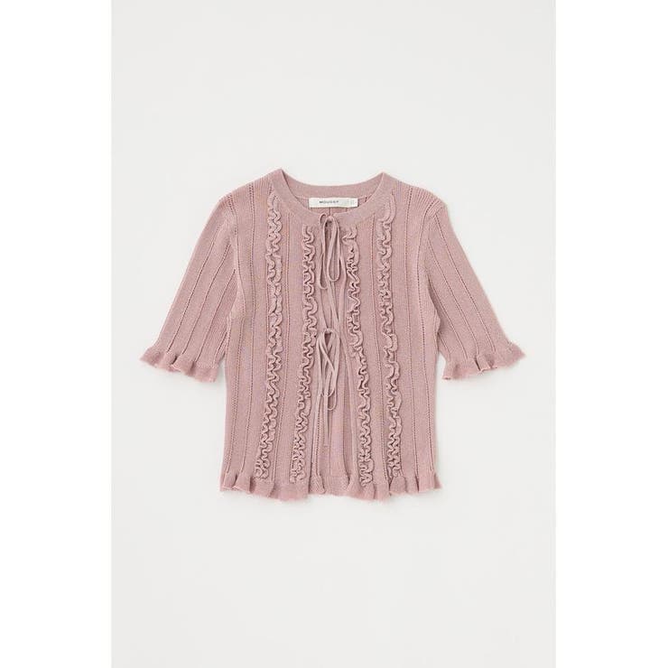 FRILL STRIPED カーディガン | MOUSSY OUTLET | 詳細画像6 