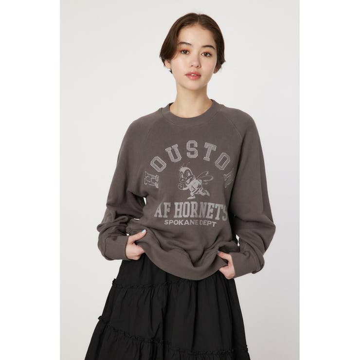 L/BLK1 | HOUSTON スウェットトップス | RODEO CROWNS WIDE BOWL