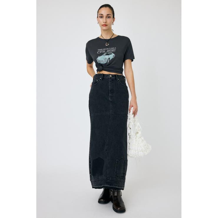 UPSIDE DOWN REMAKE デニムスカート | MOUSSY OUTLET | 詳細画像1 