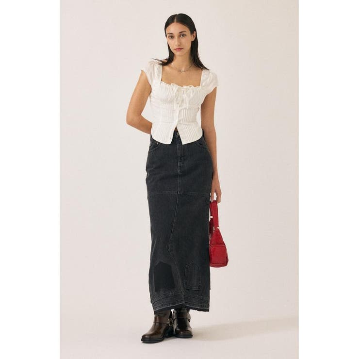 UPSIDE DOWN REMAKE デニムスカート | MOUSSY OUTLET | 詳細画像7 