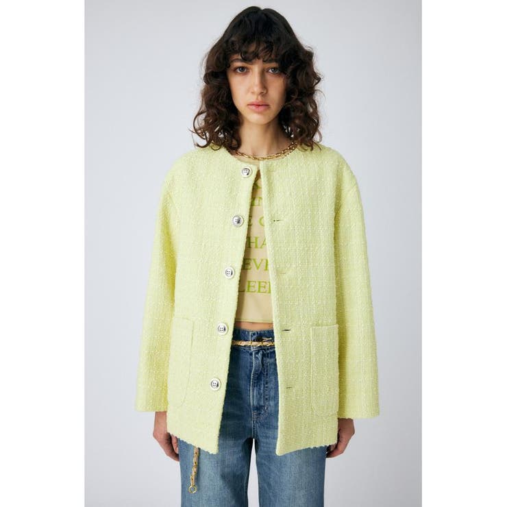 MOUSSY TWEED BOX ジャケット MOUSSY TWEED BOX ジャケット
