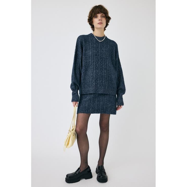 RIB CABLE ミニスカート | MOUSSY OUTLET | 詳細画像7 