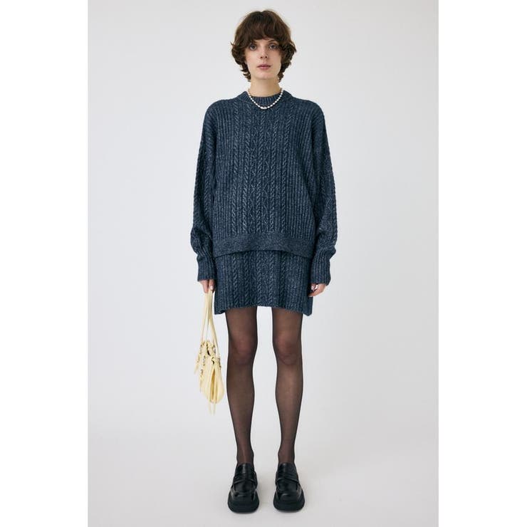 RIB CABLE ミニスカート | MOUSSY OUTLET | 詳細画像8 