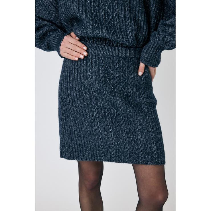 RIB CABLE ミニスカート | MOUSSY OUTLET | 詳細画像9 