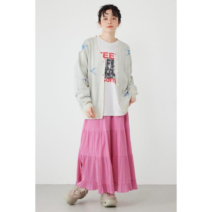 スター柄ニットカーディガン | RODEO CROWNS WIDE BOWL | 詳細画像4 