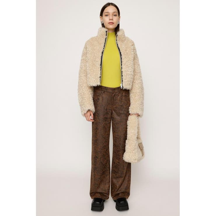 BRN | L／W CRACK F／LEATHER パンツ | SLY OUTLET