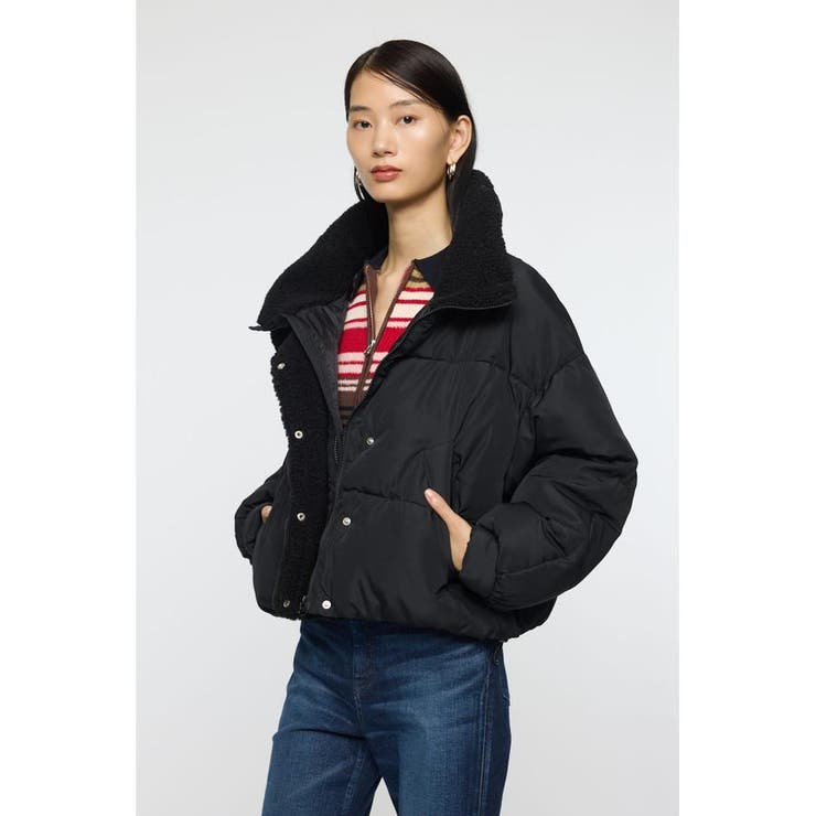 STAND COLLAR PUFFER ジャケット | MOUSSY OUTLET | 詳細画像1 