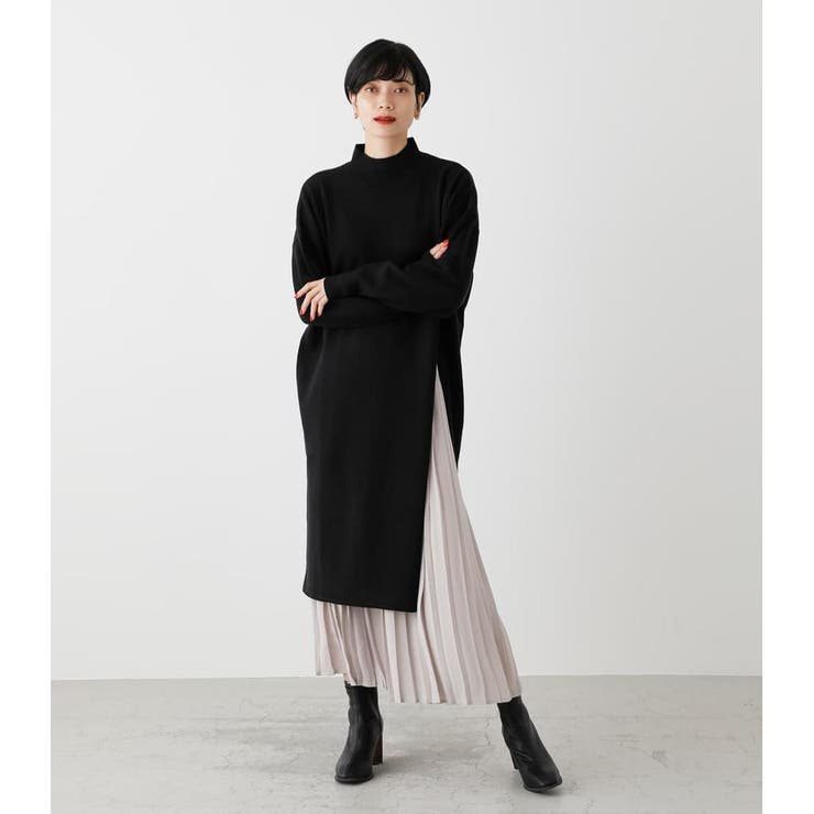 Pleats Layer Knit Onepiece 品番 Azlw Azul By Moussy アズールバイマウジー のレディースファッション通販 Shoplist ショップリスト