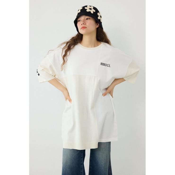 O/WHT1 | ランダムコンビニットワンピース | RODEO CROWNS WIDE BOWL