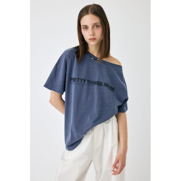 ONE SHOULDER TEE | MOUSSY OUTLET | 詳細画像1 