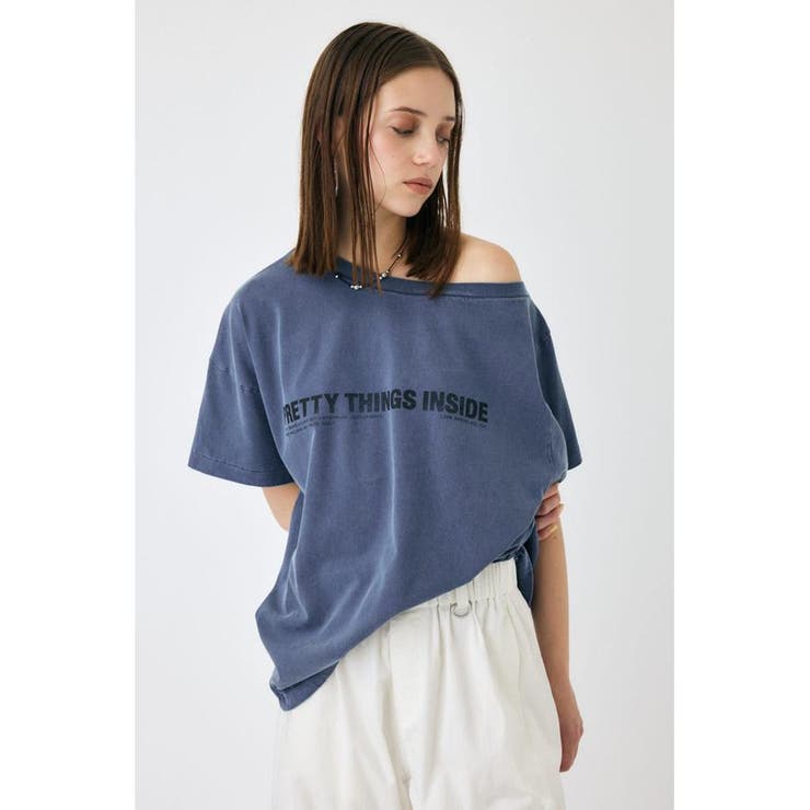 ONE SHOULDER TEE | MOUSSY OUTLET | 詳細画像5 