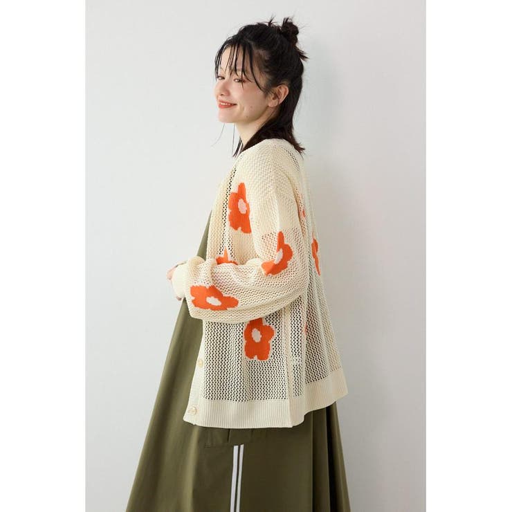 2WAYフラワーニットトップス | RODEO CROWNS WIDE BOWL | 詳細画像2 