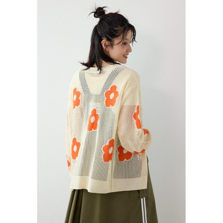 2WAYフラワーニットトップス | RODEO CROWNS WIDE BOWL | 詳細画像3 