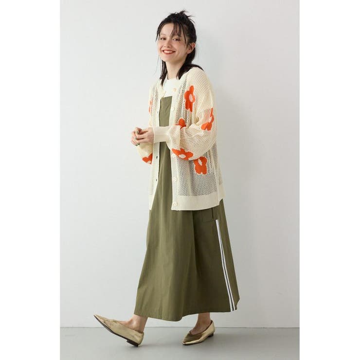 2WAYフラワーニットトップス | RODEO CROWNS WIDE BOWL | 詳細画像4 