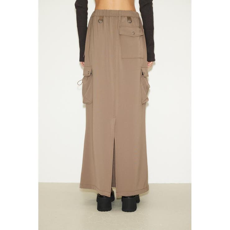 WOVEN CARGO COLUMN スカート | SLY OUTLET | 詳細画像7 