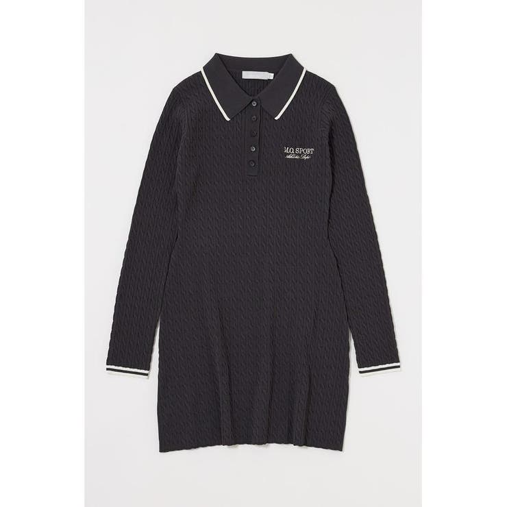 T.GRY | LOGO CABLE KNIT ミニドレス | MOUSSY OUTLET