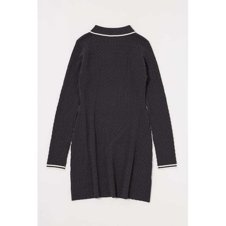 LOGO CABLE KNIT ミニドレス | MOUSSY OUTLET | 詳細画像20 