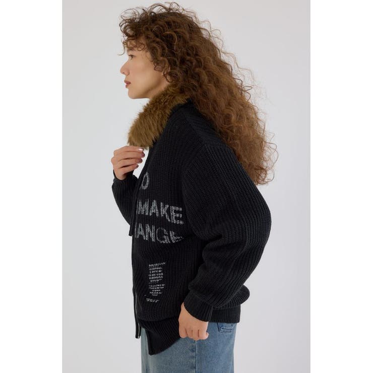 FADE LOGOニットジップフーディー | RODEO CROWNS WIDE BOWL | 詳細画像10 