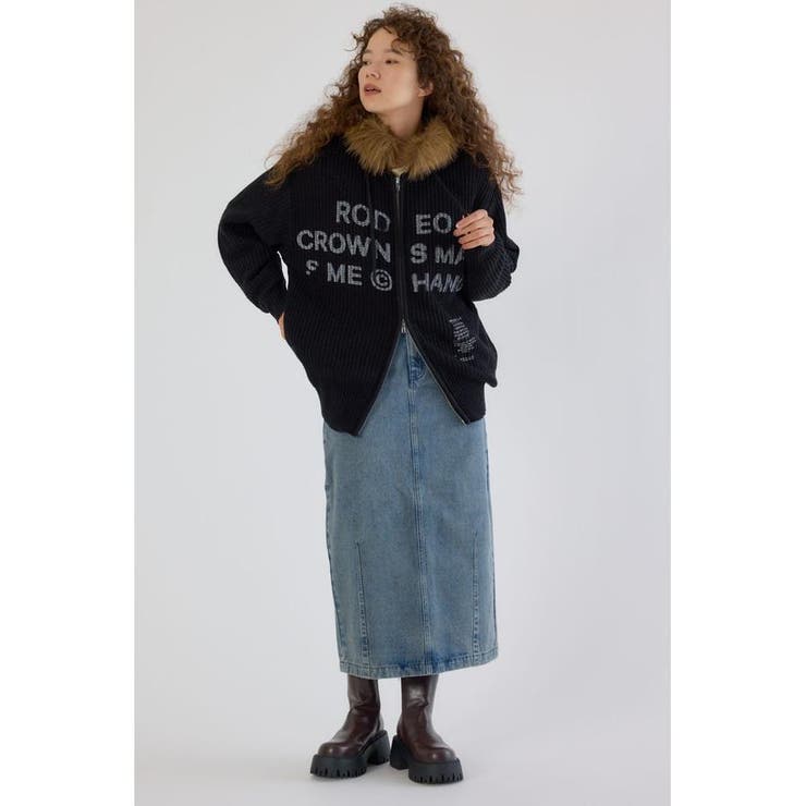 FADE LOGOニットジップフーディー | RODEO CROWNS WIDE BOWL | 詳細画像12 