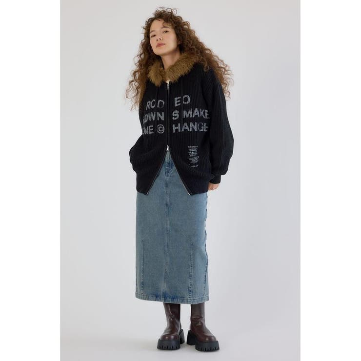 FADE LOGOニットジップフーディー | RODEO CROWNS WIDE BOWL | 詳細画像13 