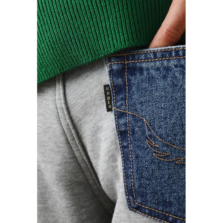 メンズコンビテーパードパンツ[品番：BJLW0024685]｜RODEO