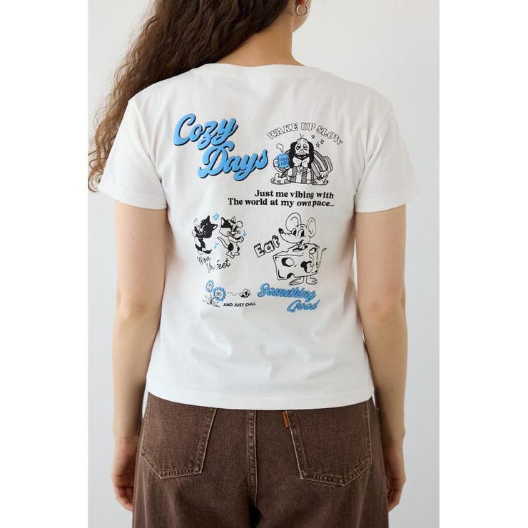 Doodle Cozy days Tシャツ | RODEO CROWNS WIDE BOWL | 詳細画像9 