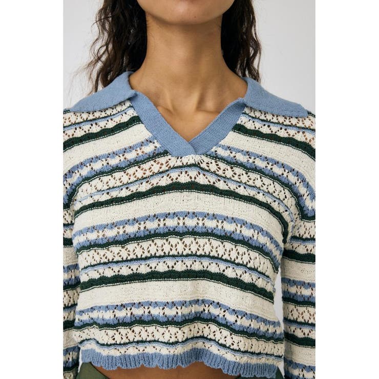 CROCHET SHIRT ニット | MOUSSY OUTLET | 詳細画像15 