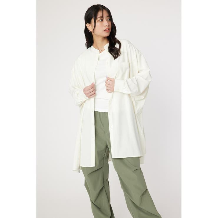 O/WHT1 | ドルマンボックスチュニックシャツ | RODEO CROWNS WIDE BOWL