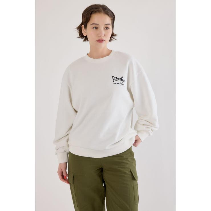 ロゴデニムパッチスウェットトップス | RODEO CROWNS WIDE BOWL | 詳細画像3 