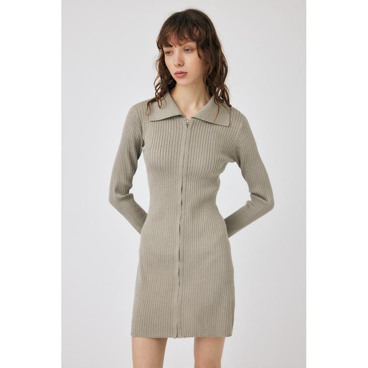ZIP UP LS MINI ドレス | MOUSSY OUTLET | 詳細画像26 