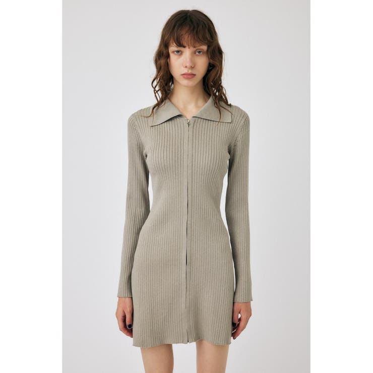 ZIP UP LS MINI ドレス | MOUSSY OUTLET | 詳細画像27 