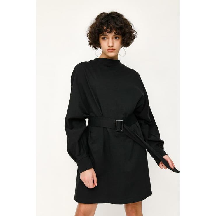 BLK | DOLMAN SLEEVE OVER ワンピース | SLY OUTLET