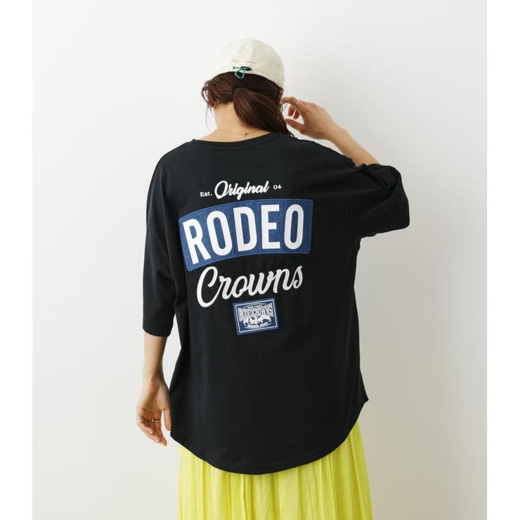 DIVEDIVINE 売れ筋商品|||ディヴァディヴァイン Tシャツ トップス レディース Tops Red COLOR BACK LOGO Tシャツ[品番：BJLW0027814]｜RODEO CROWNS