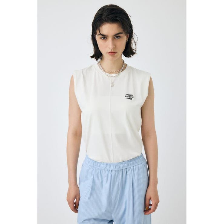 TINY LETTER SLEEVELESS トップス | MOUSSY OUTLET | 詳細画像6 