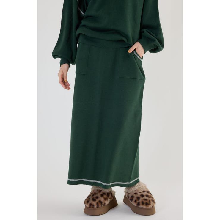 D/GRN3 | スウェットライクスカート | RODEO CROWNS WIDE BOWL