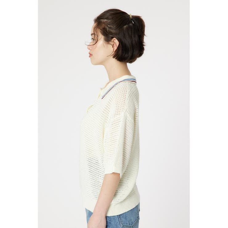 メッシュニットポロシャツ[品番：BJLW0028041]｜RODEO CROWNS WIDE