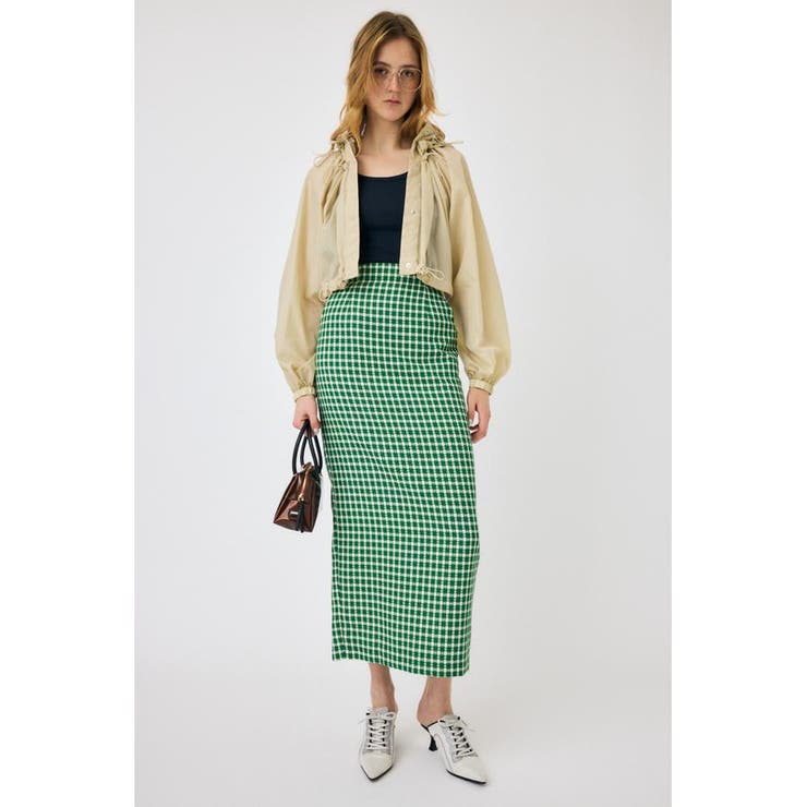 GRN | TWEED I LINE スカート | MOUSSY OUTLET